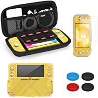 iAmer Funda para Nintendo Switch Lite-5 en 1 Kit de Accesorios para Nintendo Switch Lite-TPU Carcasa-Vidrio Templado…